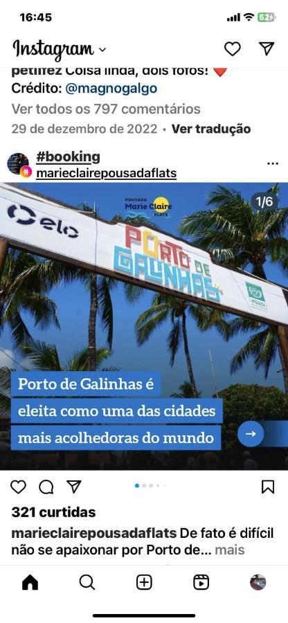 Flat Oka Beach Residence Luxo Pôrto das Galinhas 외부 사진