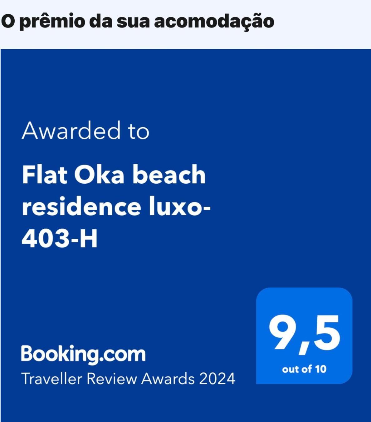 Flat Oka Beach Residence Luxo Pôrto das Galinhas 외부 사진